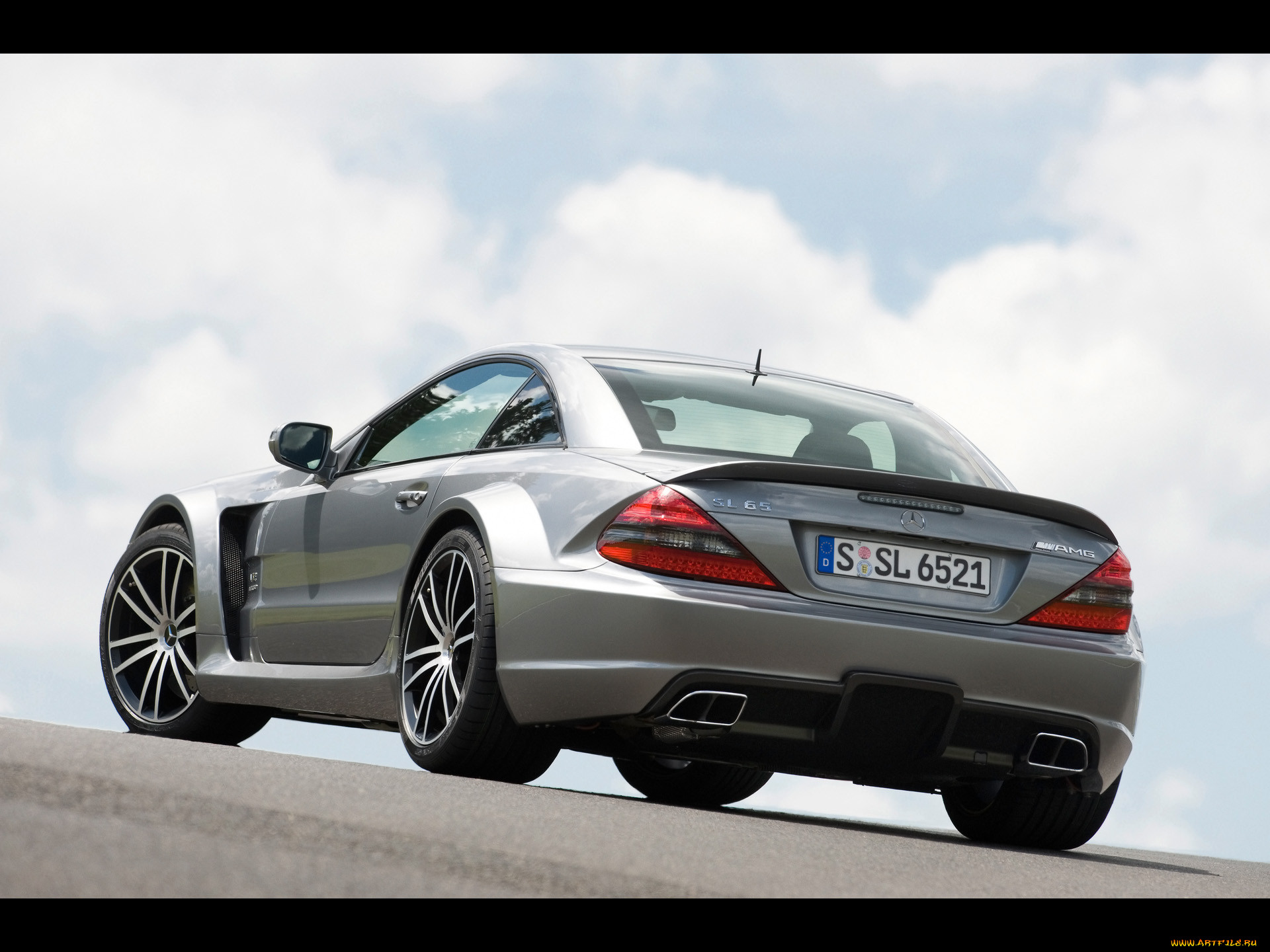 2009, mercedes, benz, sl, 65, amg, black, series, 